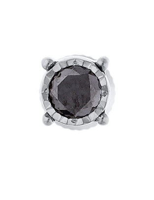 Broqueles circulares de oro blanco 14 K con acabado brillante diamante Broqueles circulares de oro blanco 14 K con acabado brillante diamante