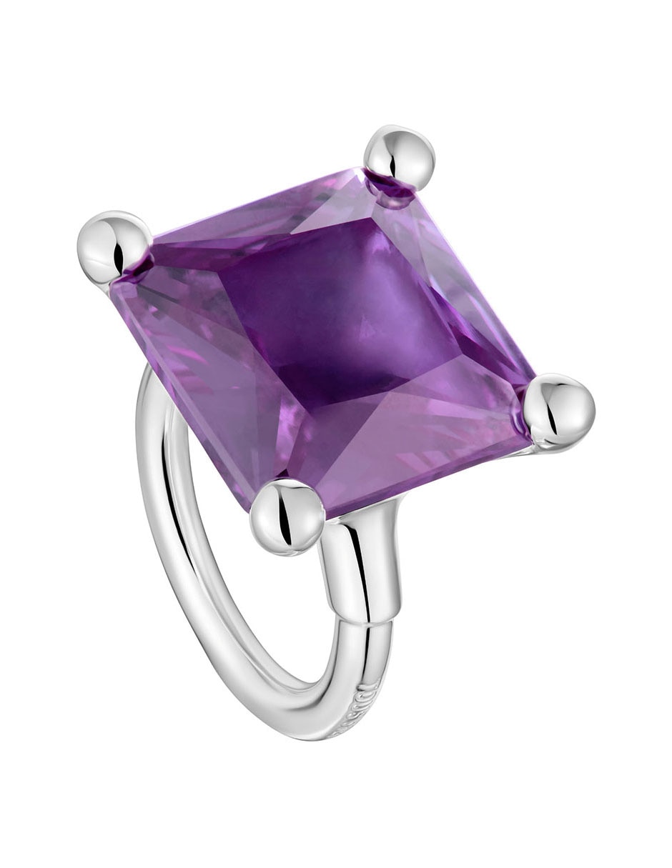 Anillo con gema Tous Color Lab de plata zafiro brillante