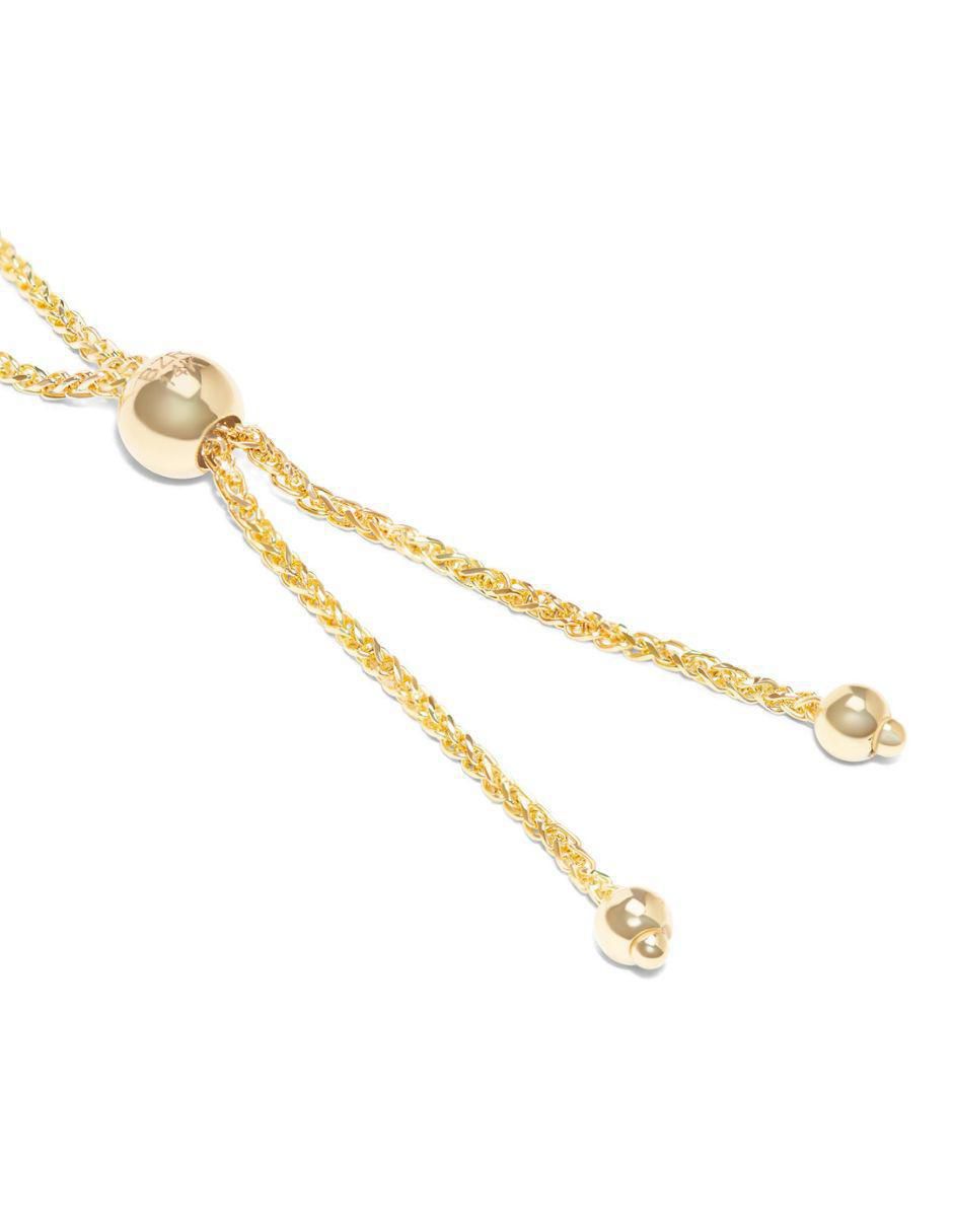 Pulsera de oro amarillo 14 K acabado brillante 3
