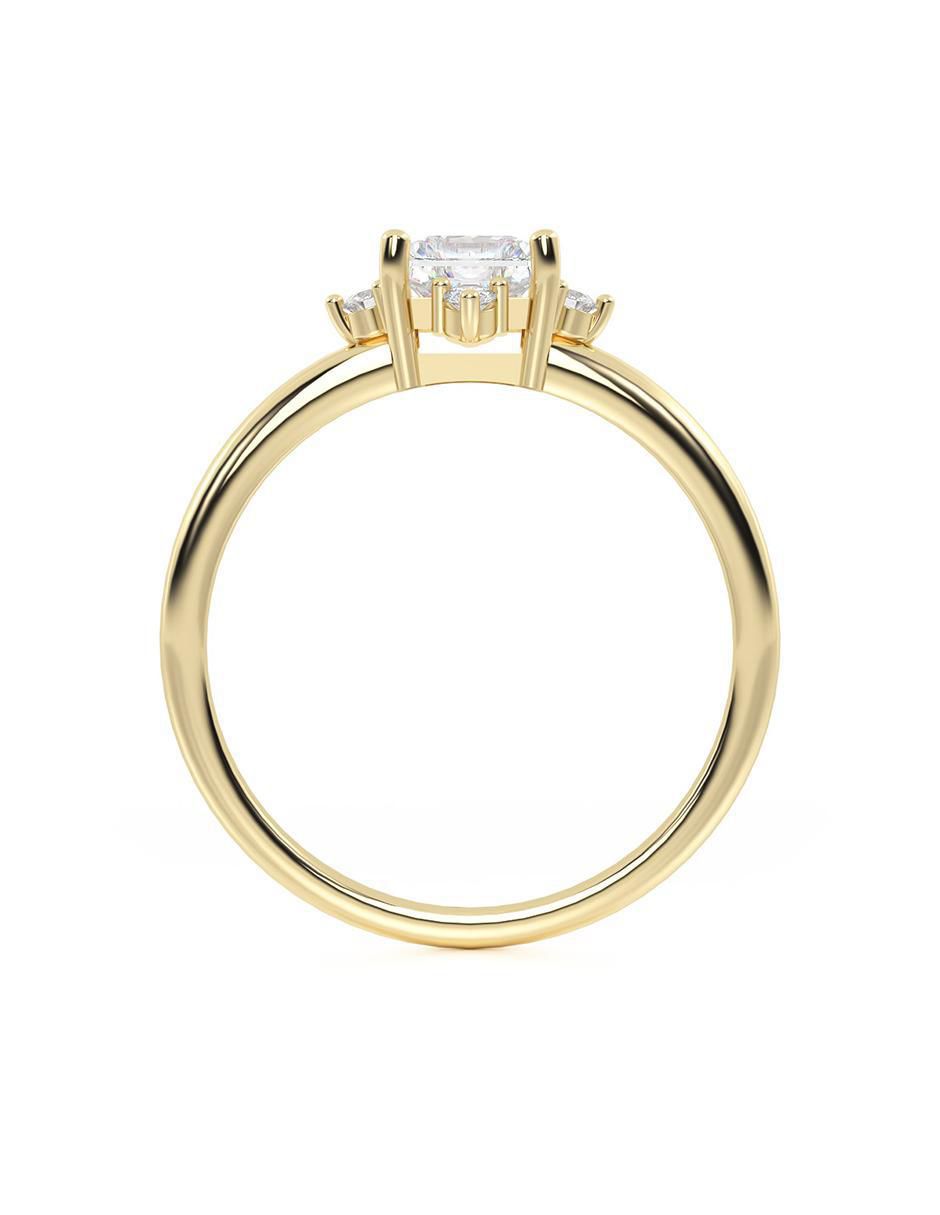 Anillo de compromiso 14 k 5
