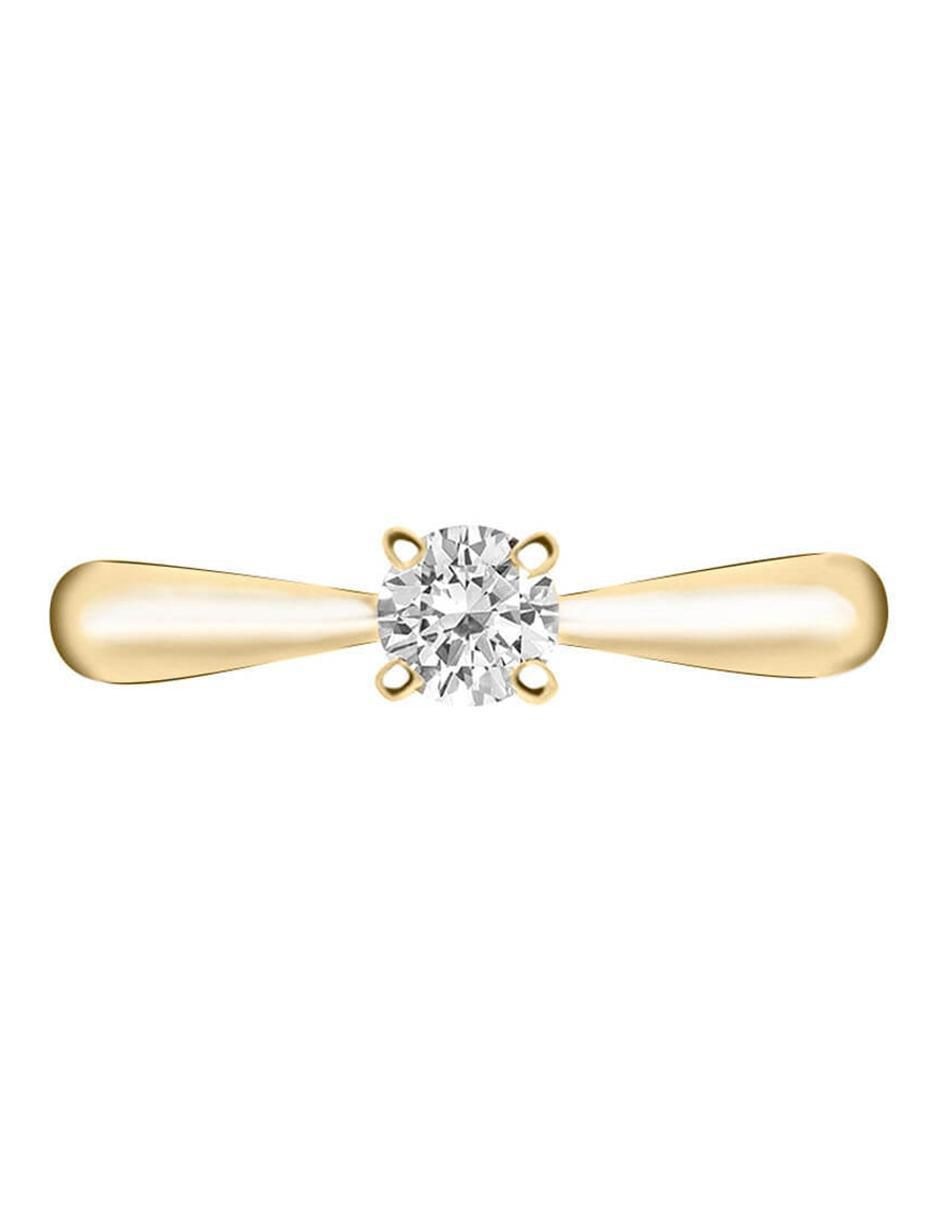 Solitario 14 k Miloro diamante Solitario 14 k Miloro diamante