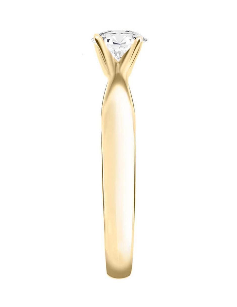 Solitario 14 k Miloro diamante 2