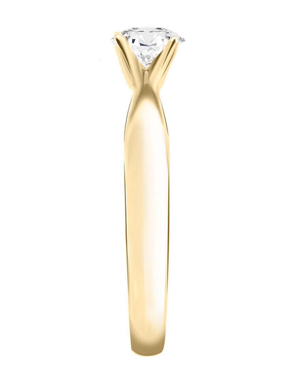 Solitario 14 k Miloro diamante 2