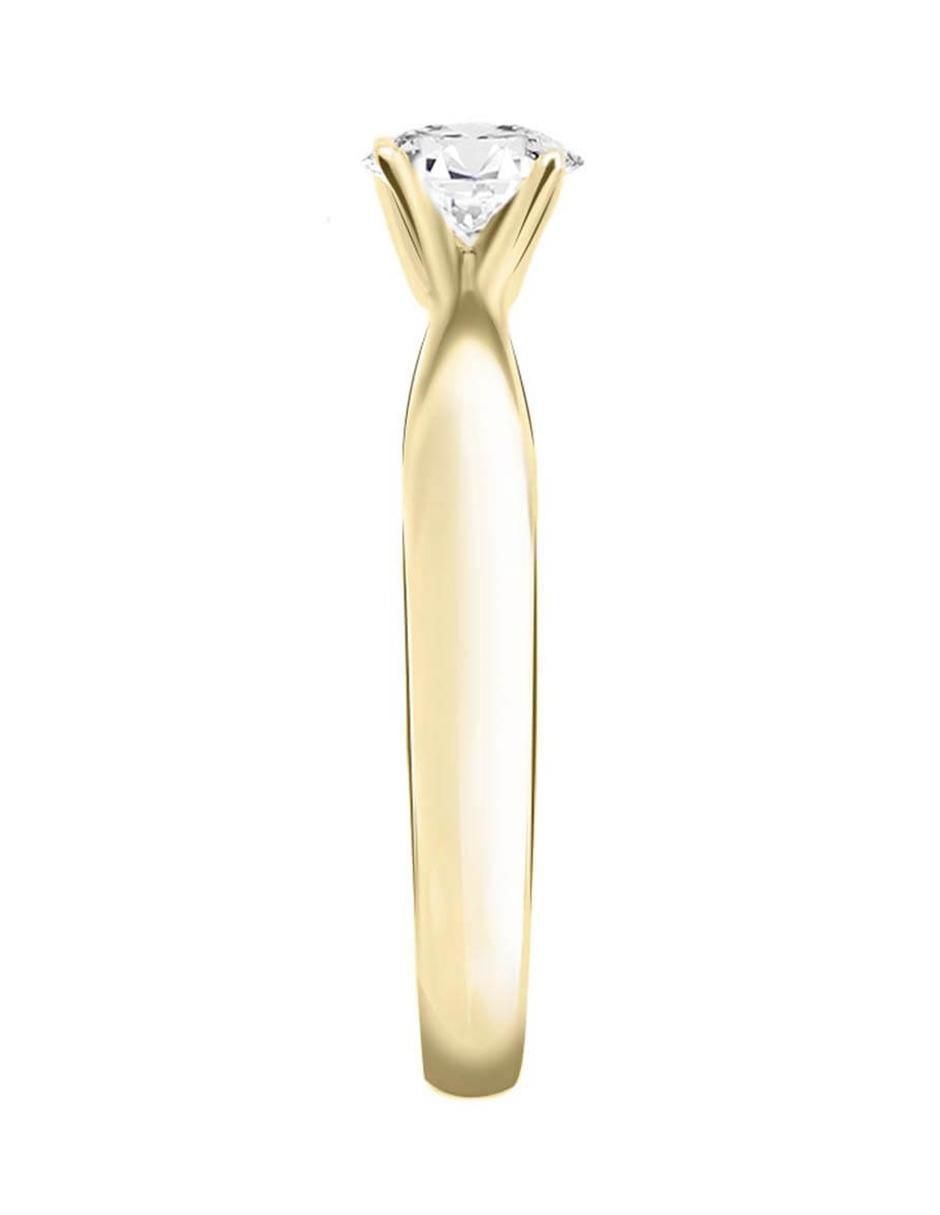 Solitario 14 k Miloro diamante 2