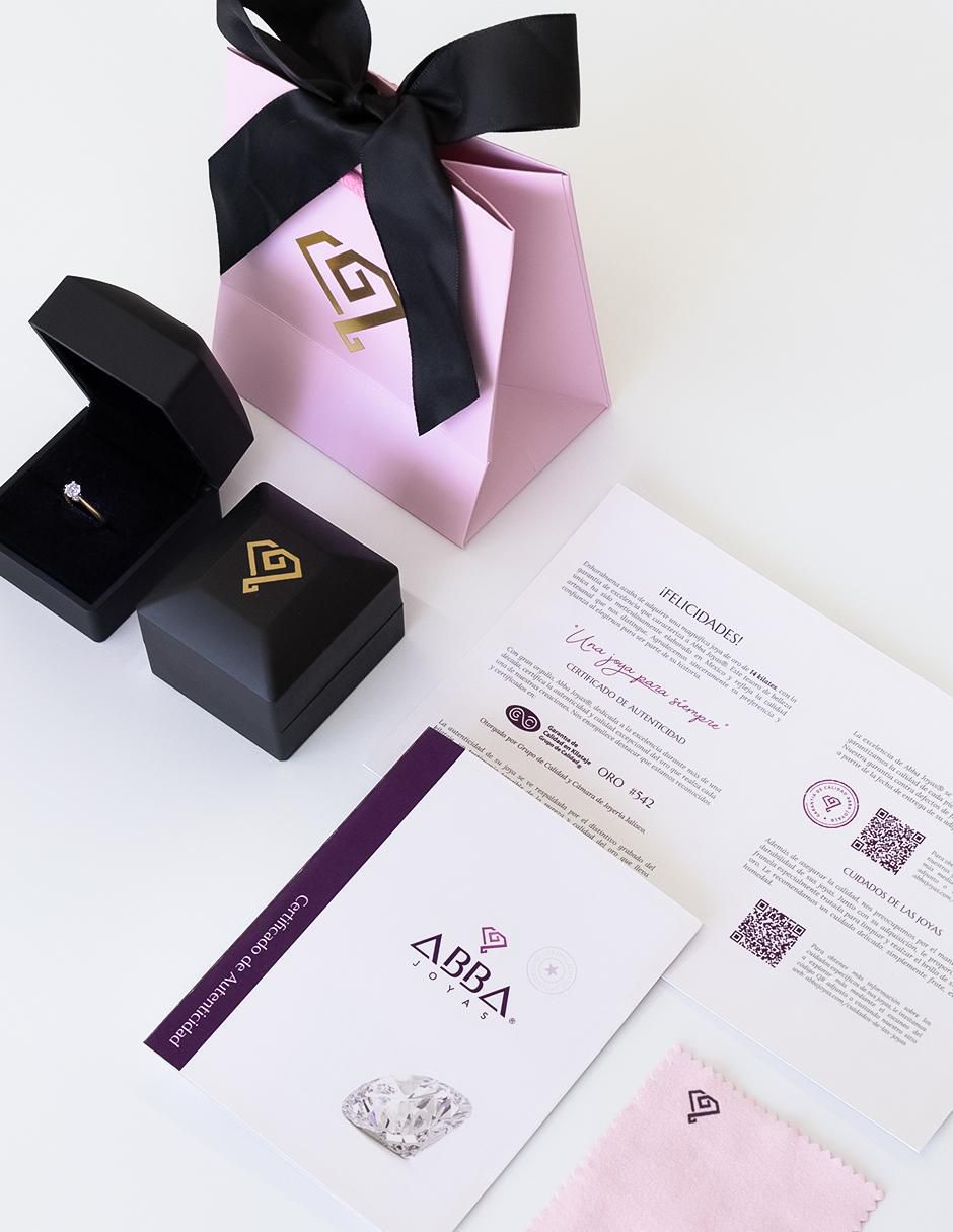 Anillo de compromiso 14 k 3