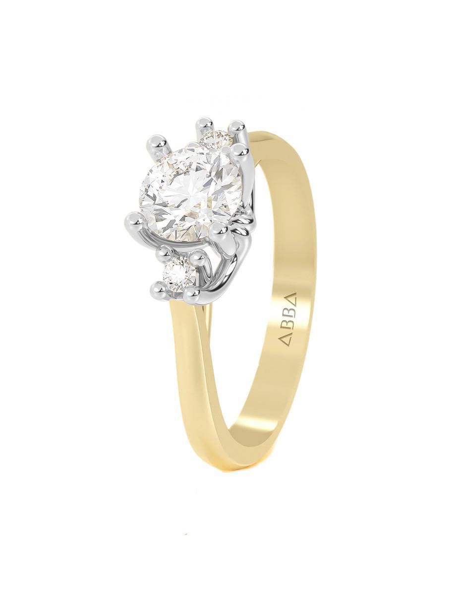 Anillo de compromiso 10 k 6