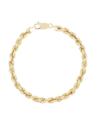 Pulsera de oro 14 k con acabado pulido 1
