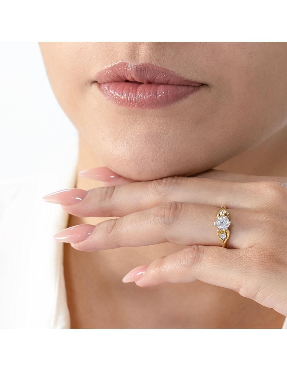 Anillo de compromiso 14 k 4