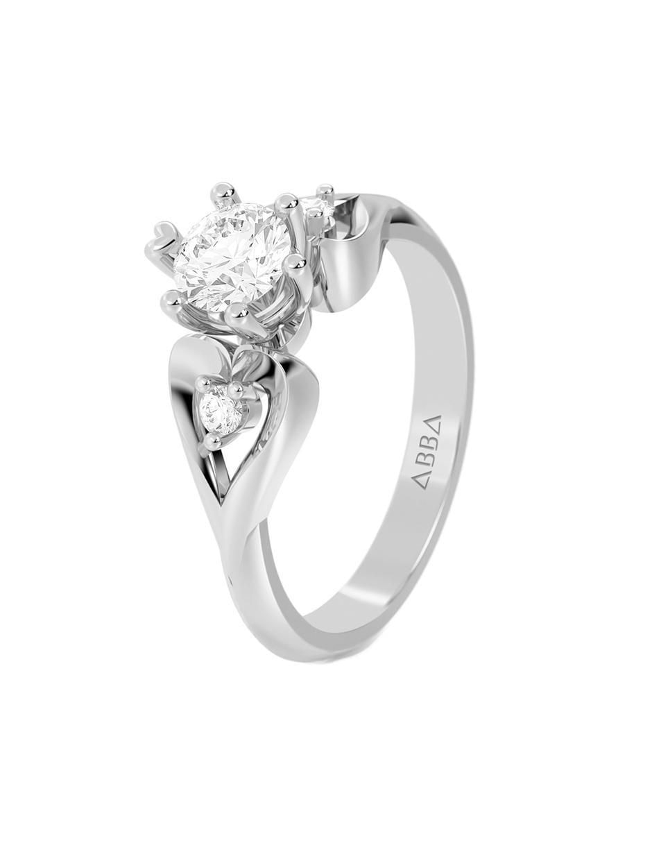 Anillo de compromiso 14 k 2