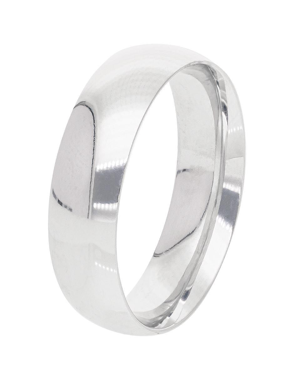 Argolla de oro blanco 14 k Alliance