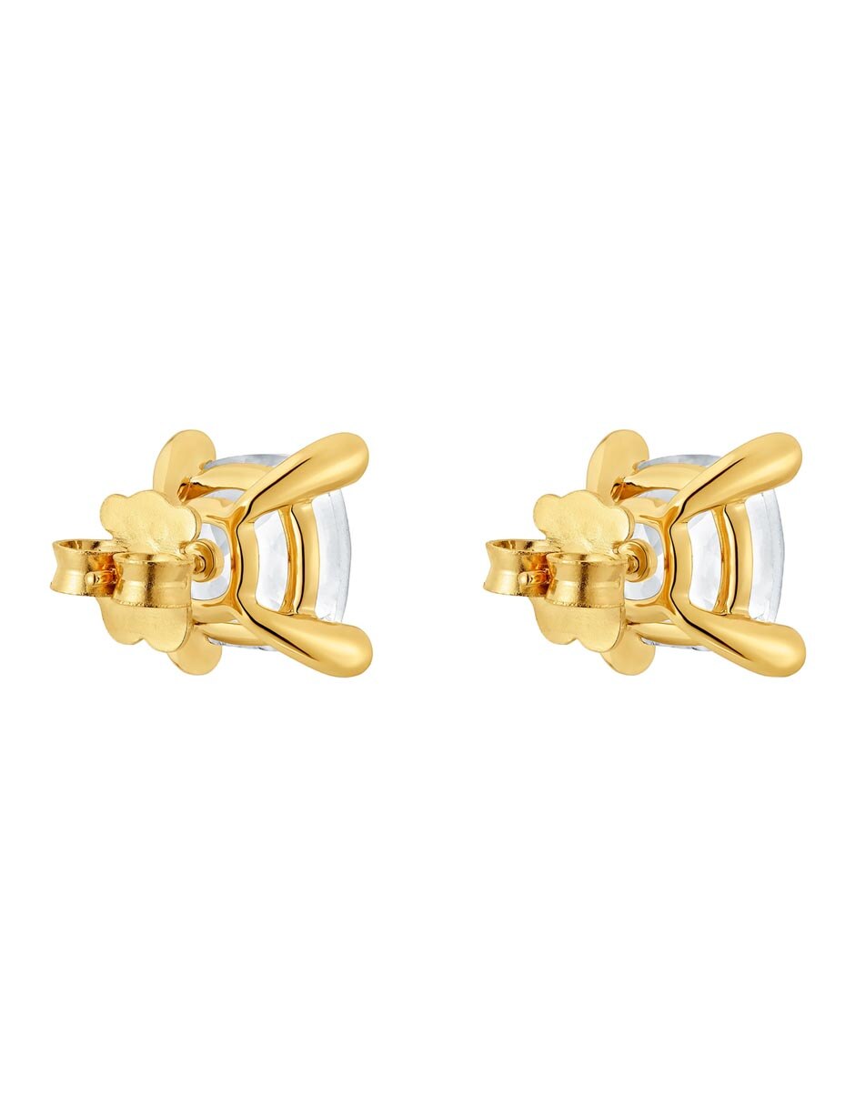 Broqueles cuadrados de plata P 925 cuarzo 3