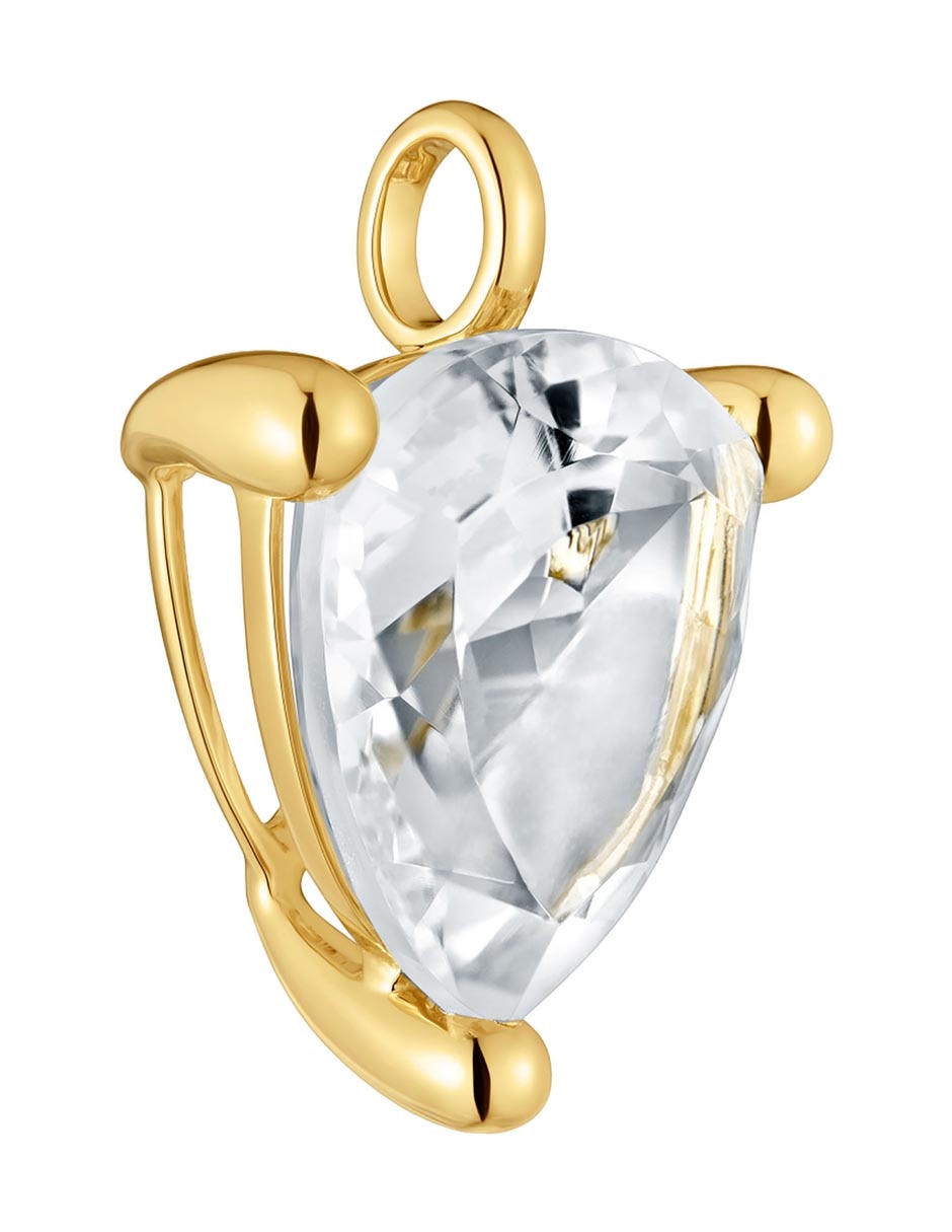 Dije triangular Tous Color White de plata P 925
