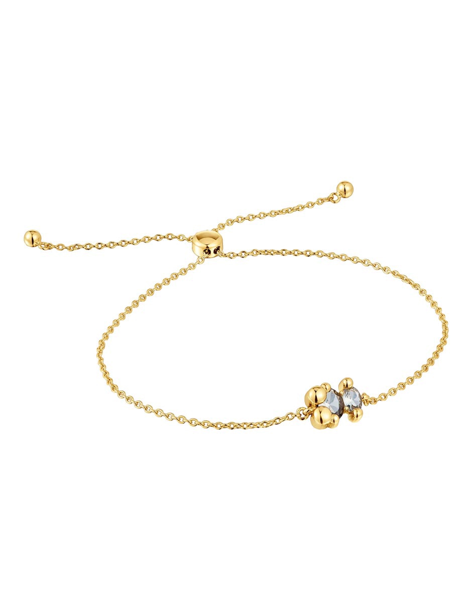 Pulsera Tous de plata P 925 con acabado baño de oro
