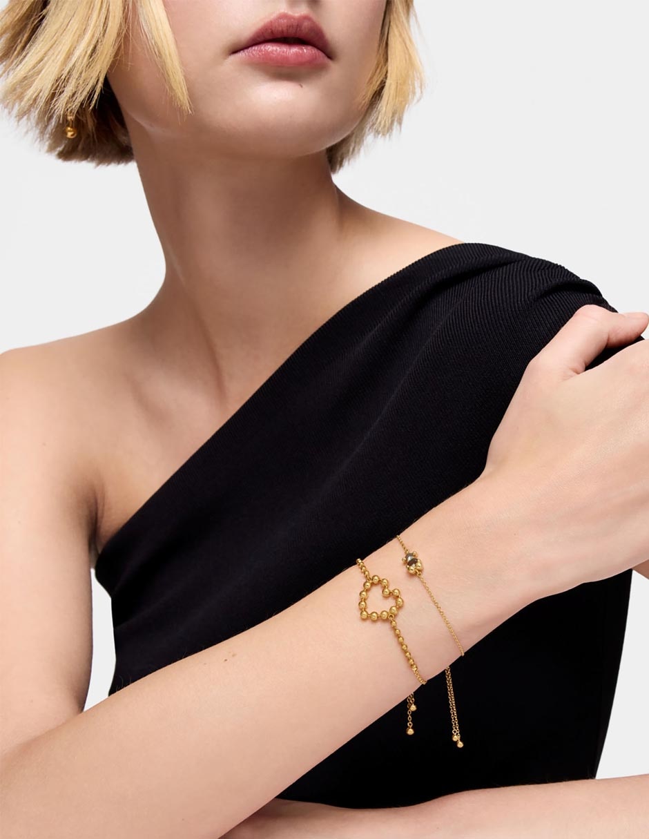 Pulsera Tous de plata P 925 con acabado baño de oro