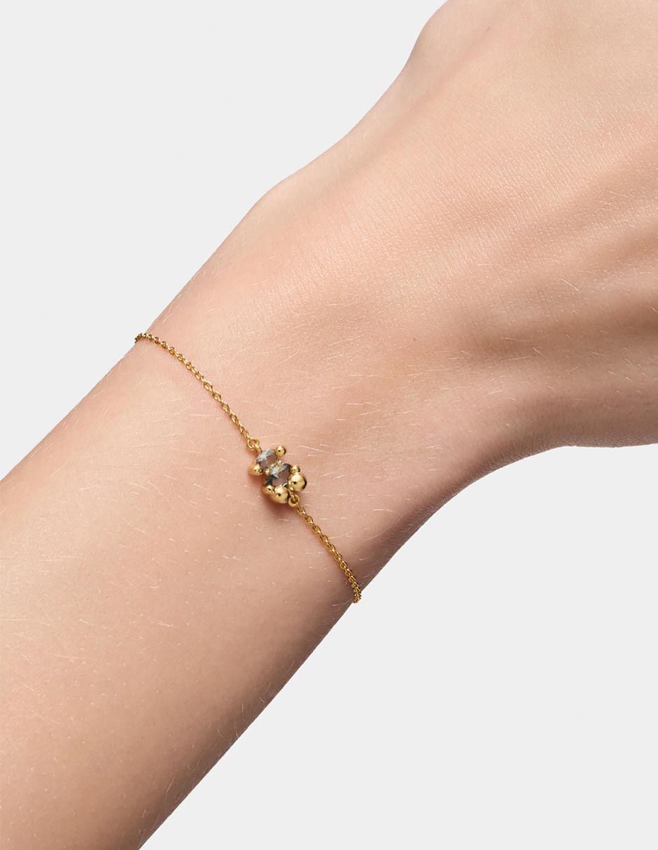 Pulsera Tous de plata P 925 con acabado baño de oro