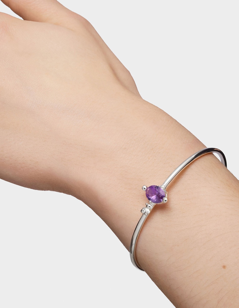 Pulsera de plata P 925 con acabado pulido