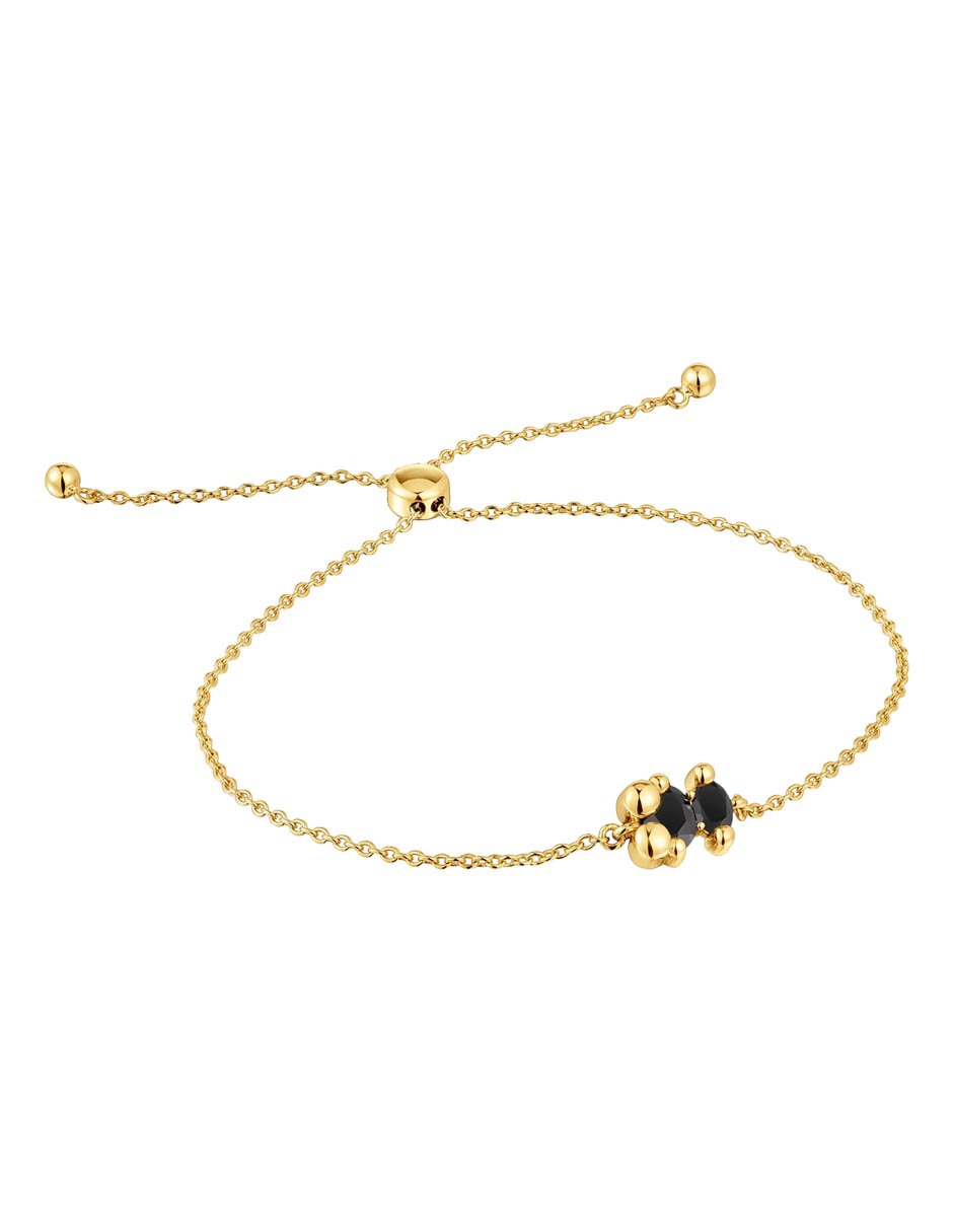 Pulsera Tous de plata P 925 con acabado baño de oro