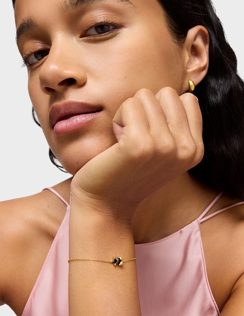Pulsera Tous de plata P 925 con acabado baño de oro