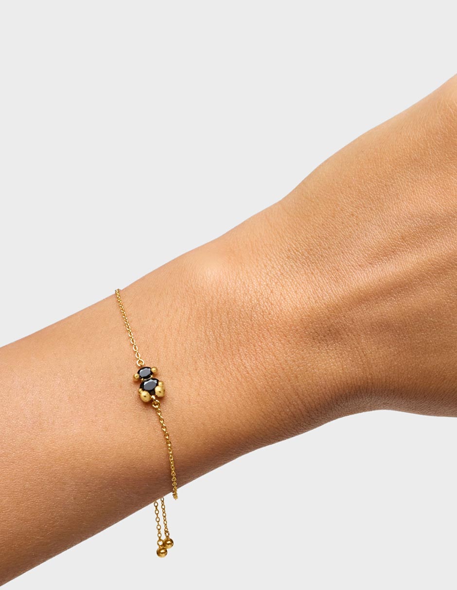 Pulsera Tous de plata P 925 con acabado baño de oro