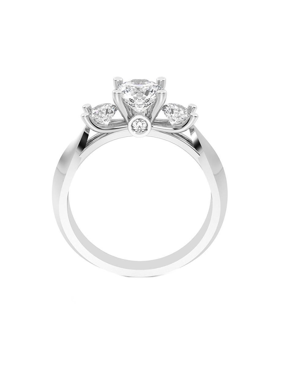 Anillo de compromiso 10 k 2