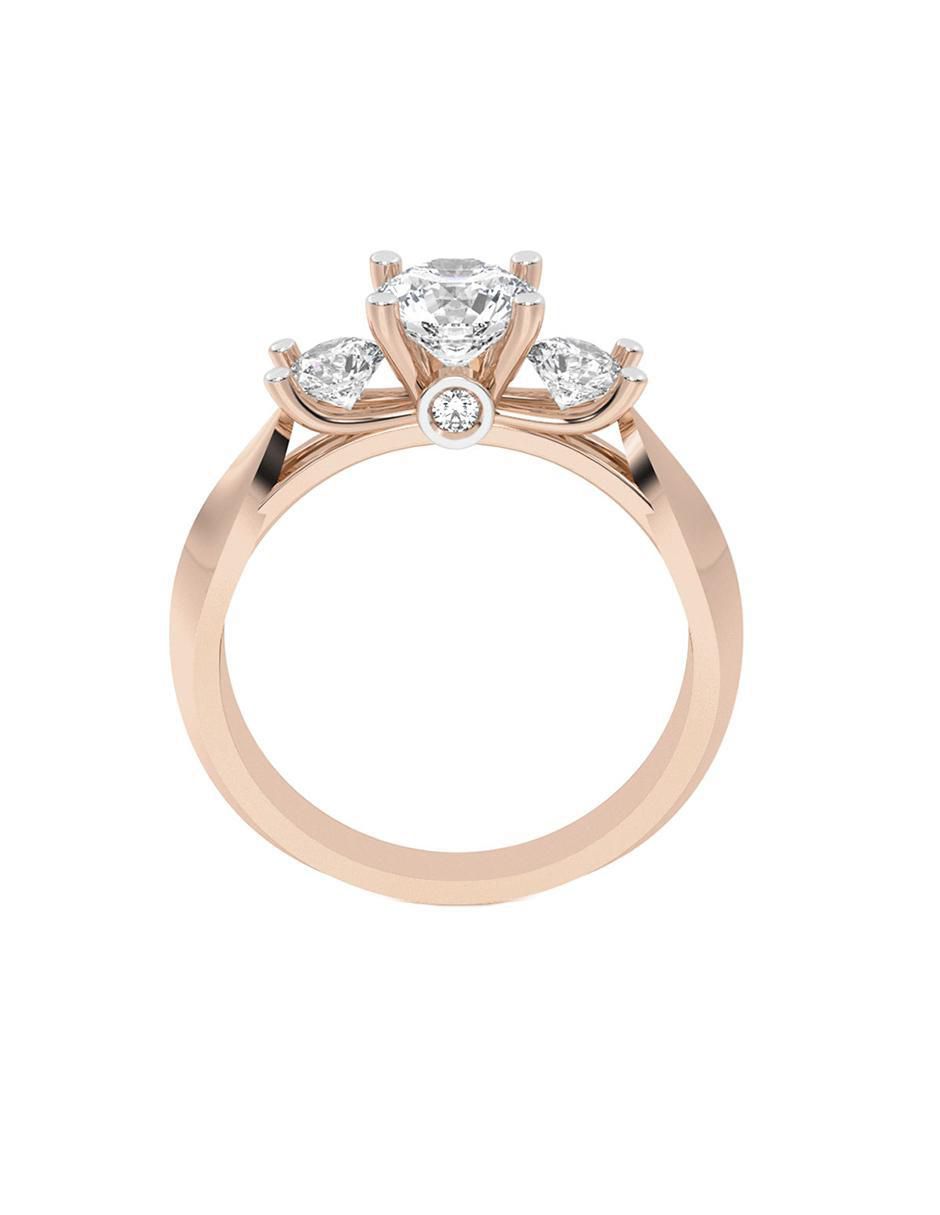 Anillo de compromiso 14 k 2