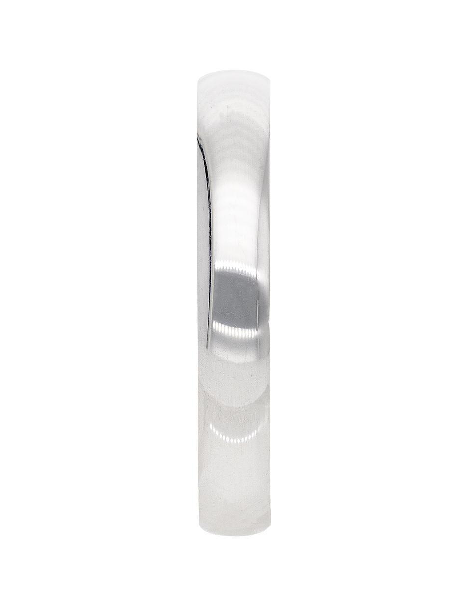 Argolla de oro blanco 14 k Acompañame