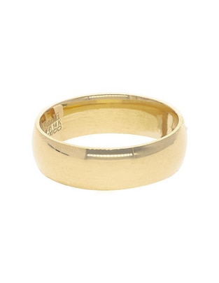 Argolla de oro amarillo 14 k Fonelli Alianza