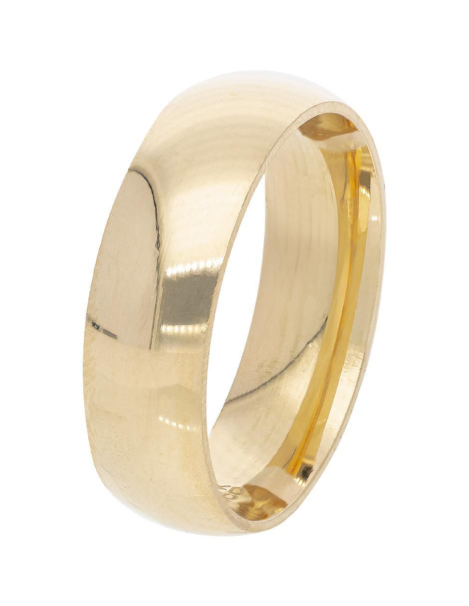 Argolla de oro amarillo 14 k Fonelli Alianza