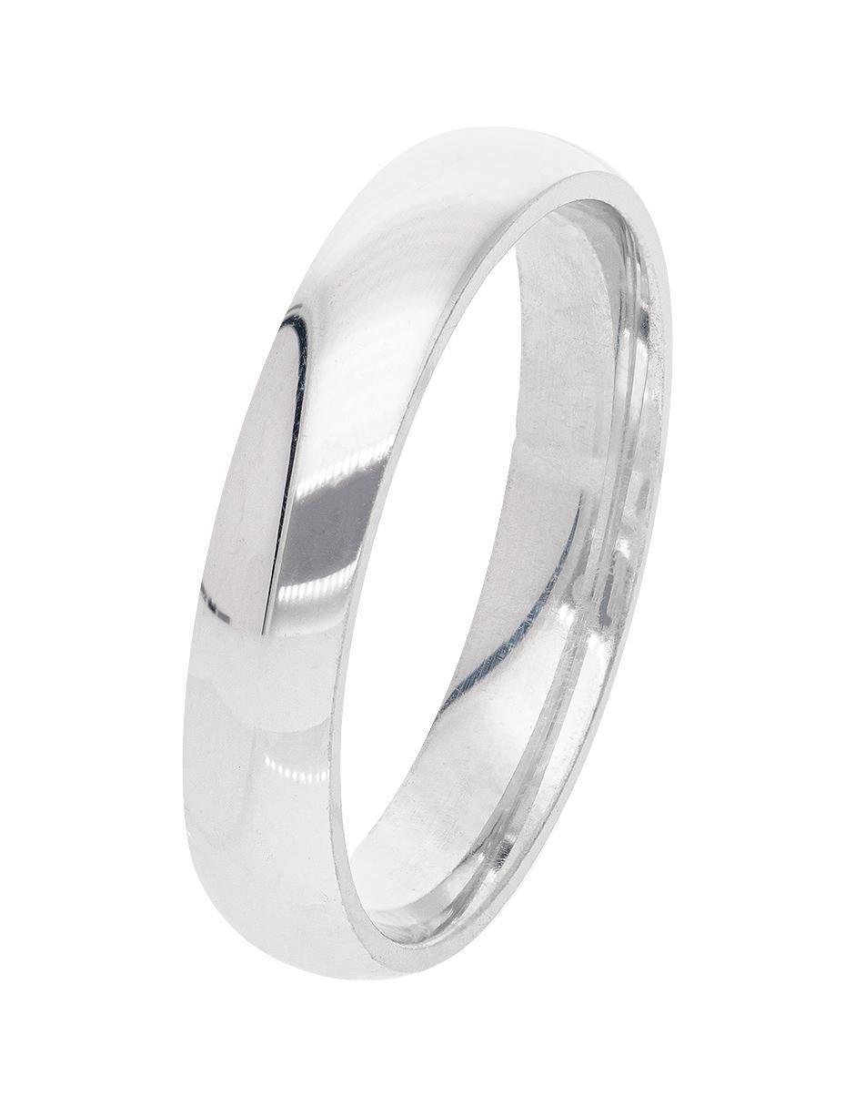 Argolla de oro blanco 14 k Alliance
