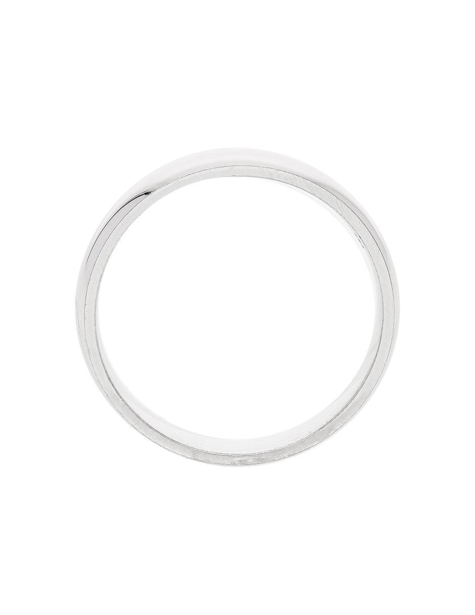 Argolla de oro blanco 14 k Alliance
