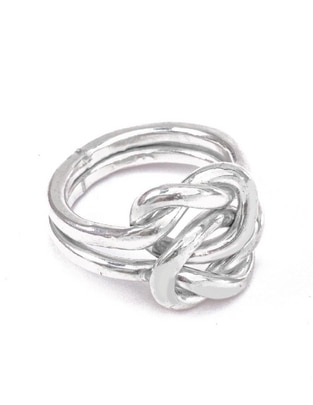Anillo redondo P 925 de plata pulido