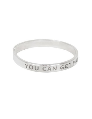 Anillo redondo Empowerment & Self-Love de plata P 925 con acabado baño de oro