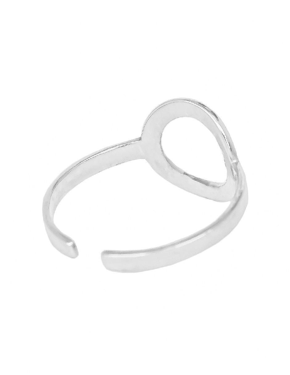 Anillo redondo Self-Love P 925 de plata pulido