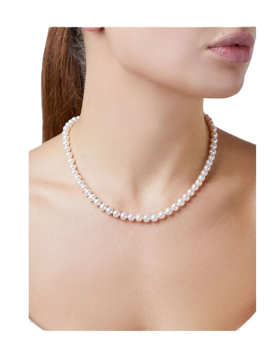 Collar de esfera de oro amarillo 14 K