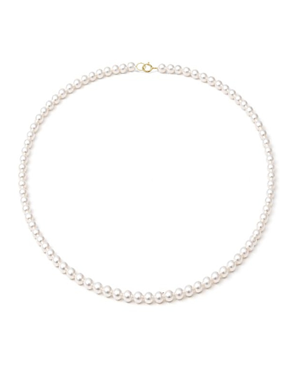 Collar de esfera de oro amarillo 14 K