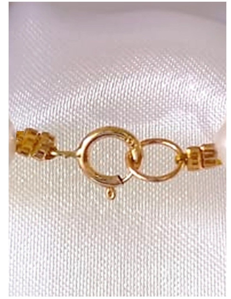 Collar de esfera de oro amarillo 14 K 6