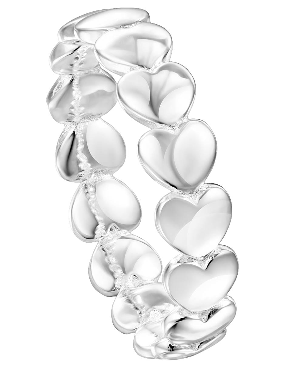 Anillo de corazón Mini Icons P 925 de plata brillante 7