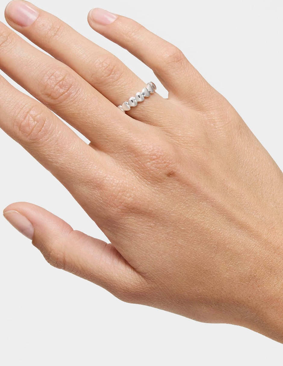 Anillo de corazón Mini Icons P 925 de plata brillante 6