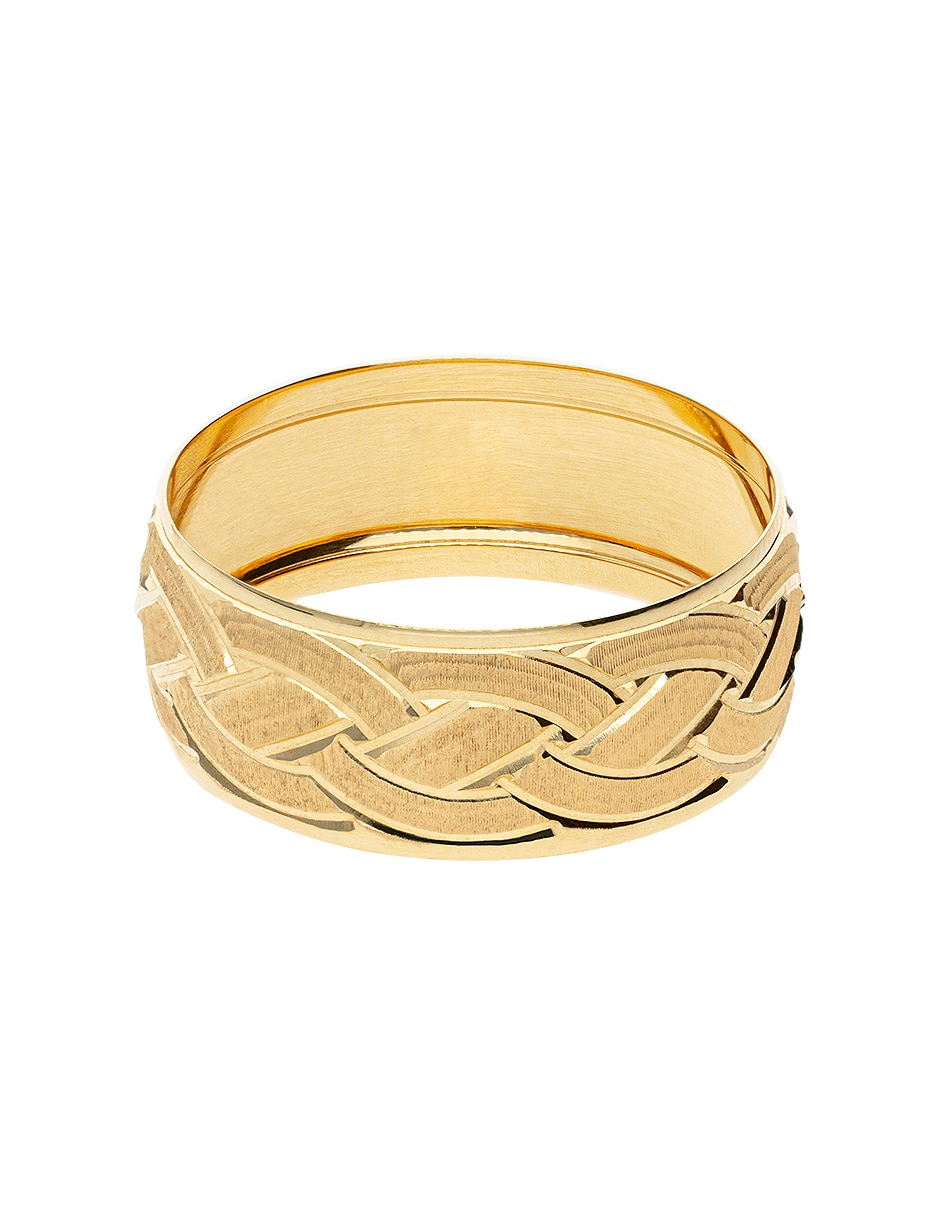 Argolla de oro amarillo 14 k Fonelli
