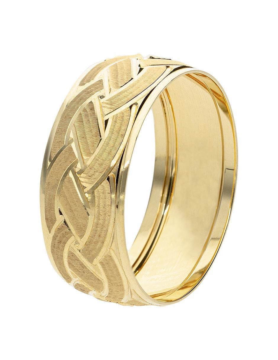 Argolla de oro amarillo 10 k Fonelli