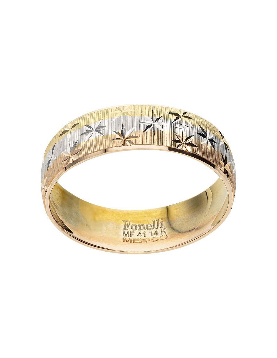 Argolla de oro florentino 14 k