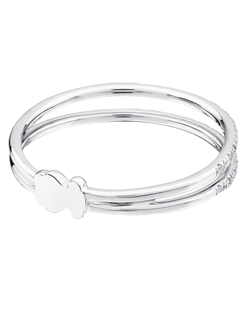 Anillo redondo Diamonds 18 k de oro blanco diamante brillante