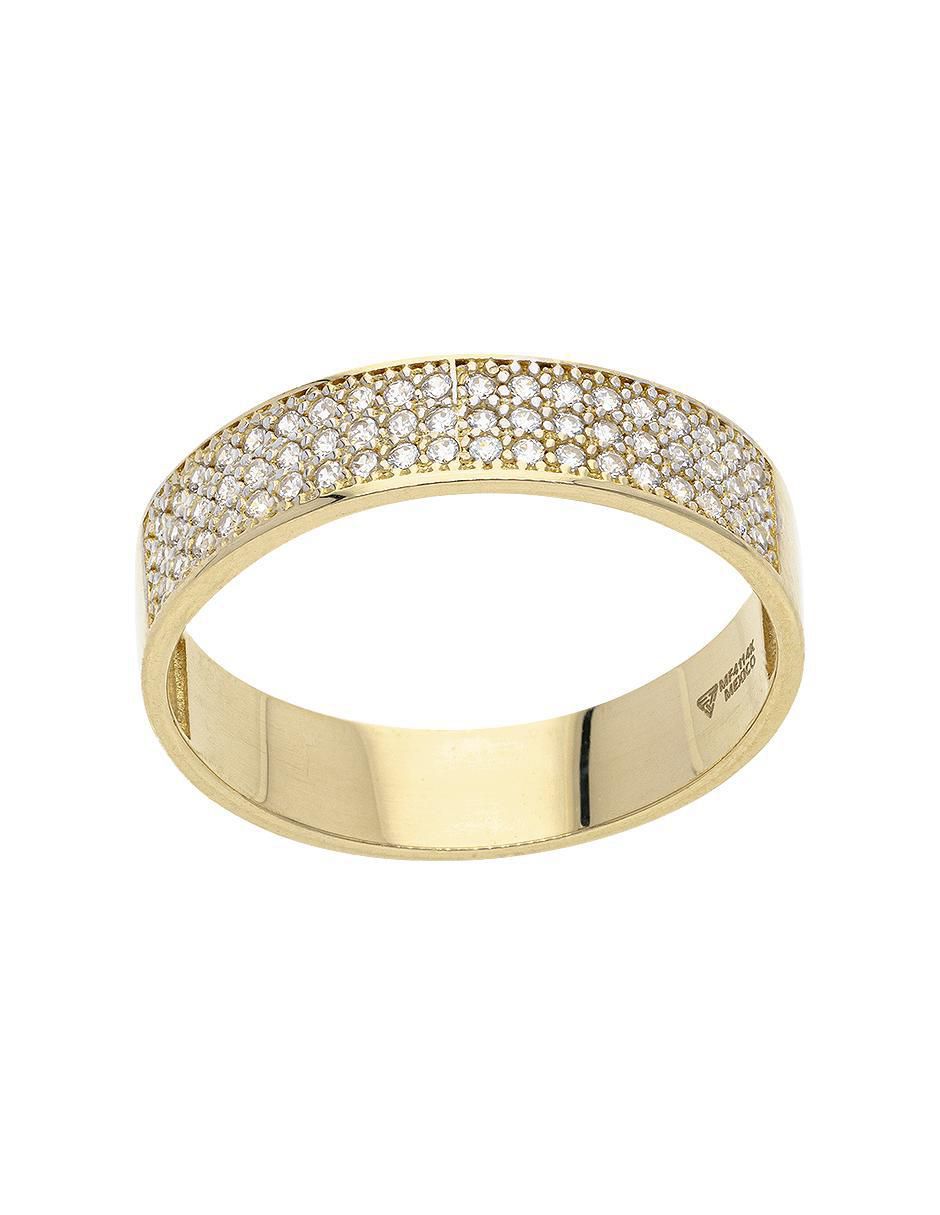 Argolla de oro 14 k Promesa 3