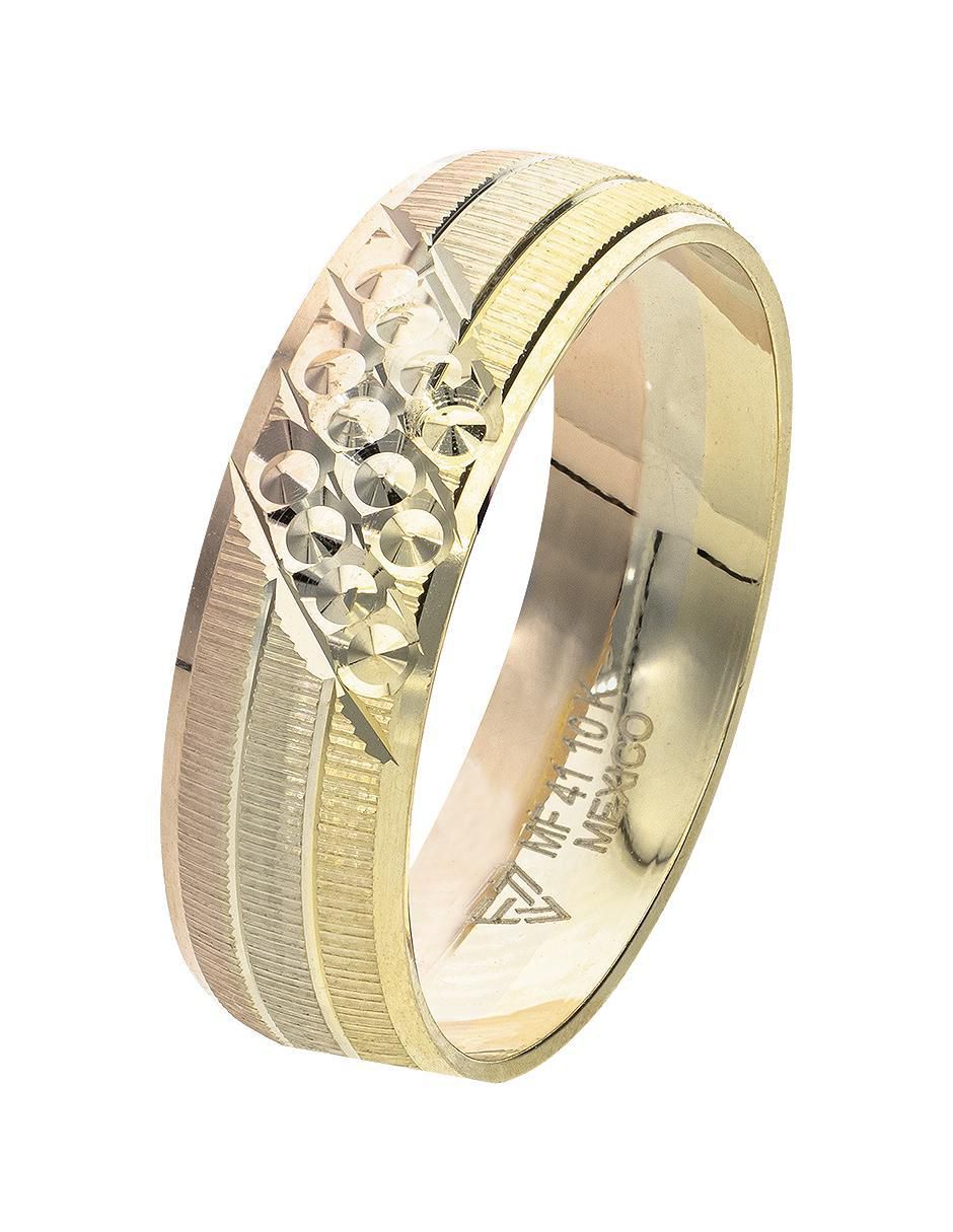 Argolla de oro florentino 10 k