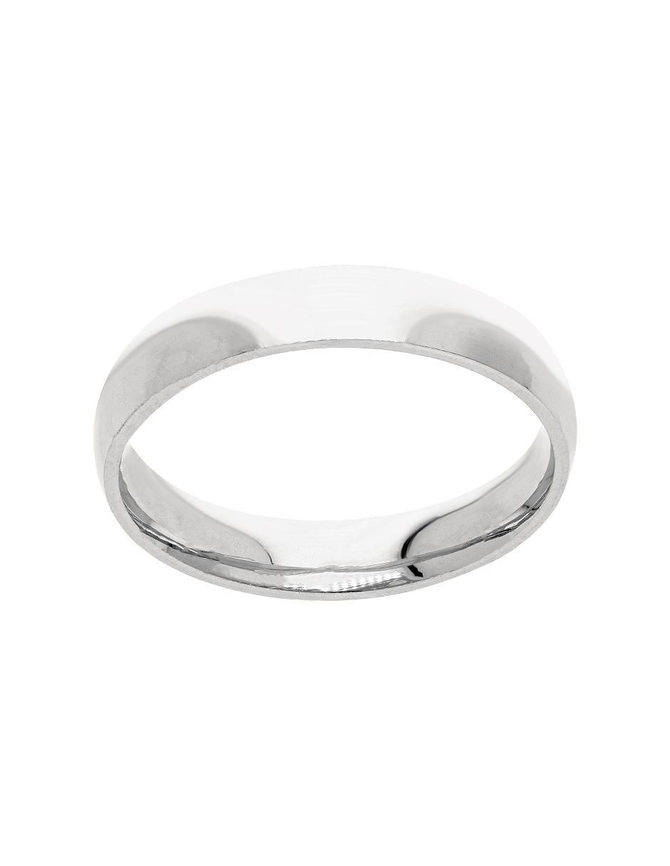 Argolla de oro blanco 14 k Acompañame