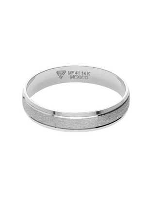 Argolla de oro blanco 14 K Cascada Argolla de oro blanco 14 K Cascada