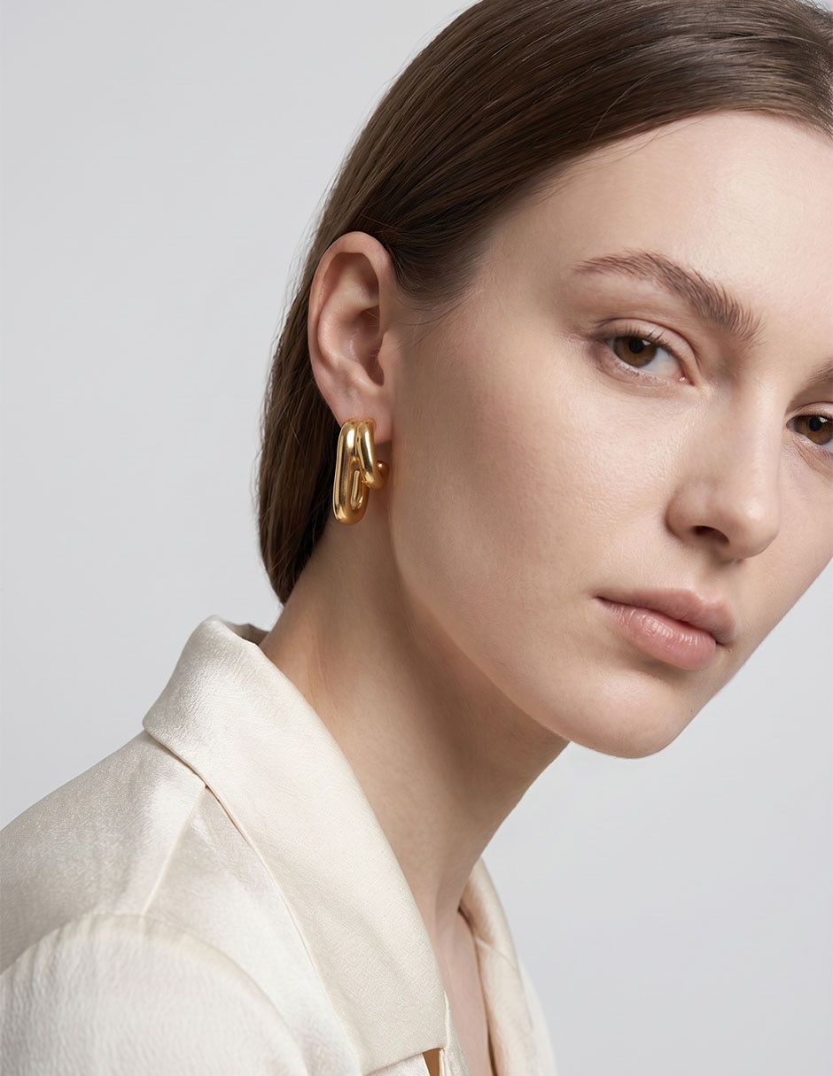 Aretes electroformado doble hilo Aretes electroformado doble hilo