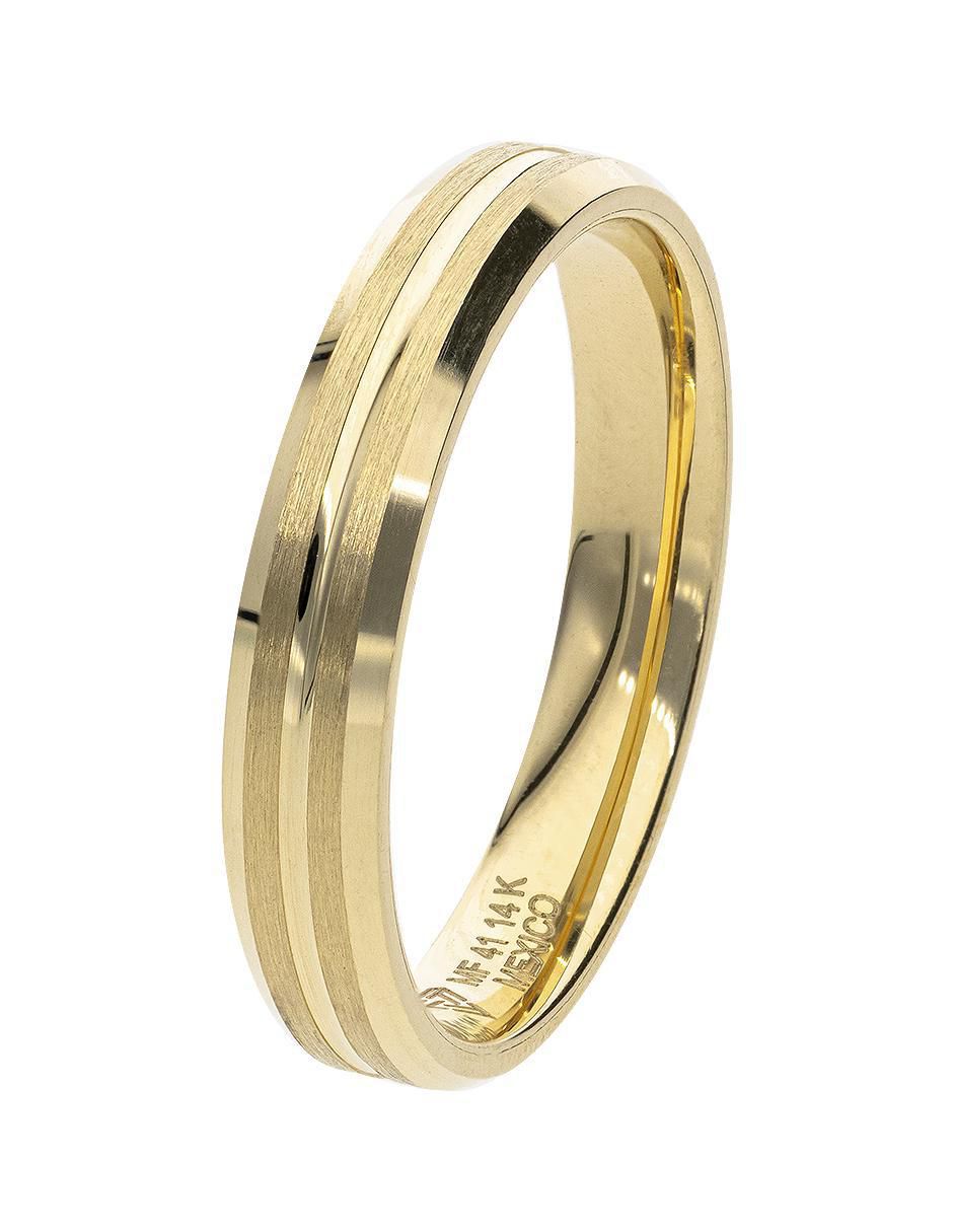 Argolla de oro 14 k 3