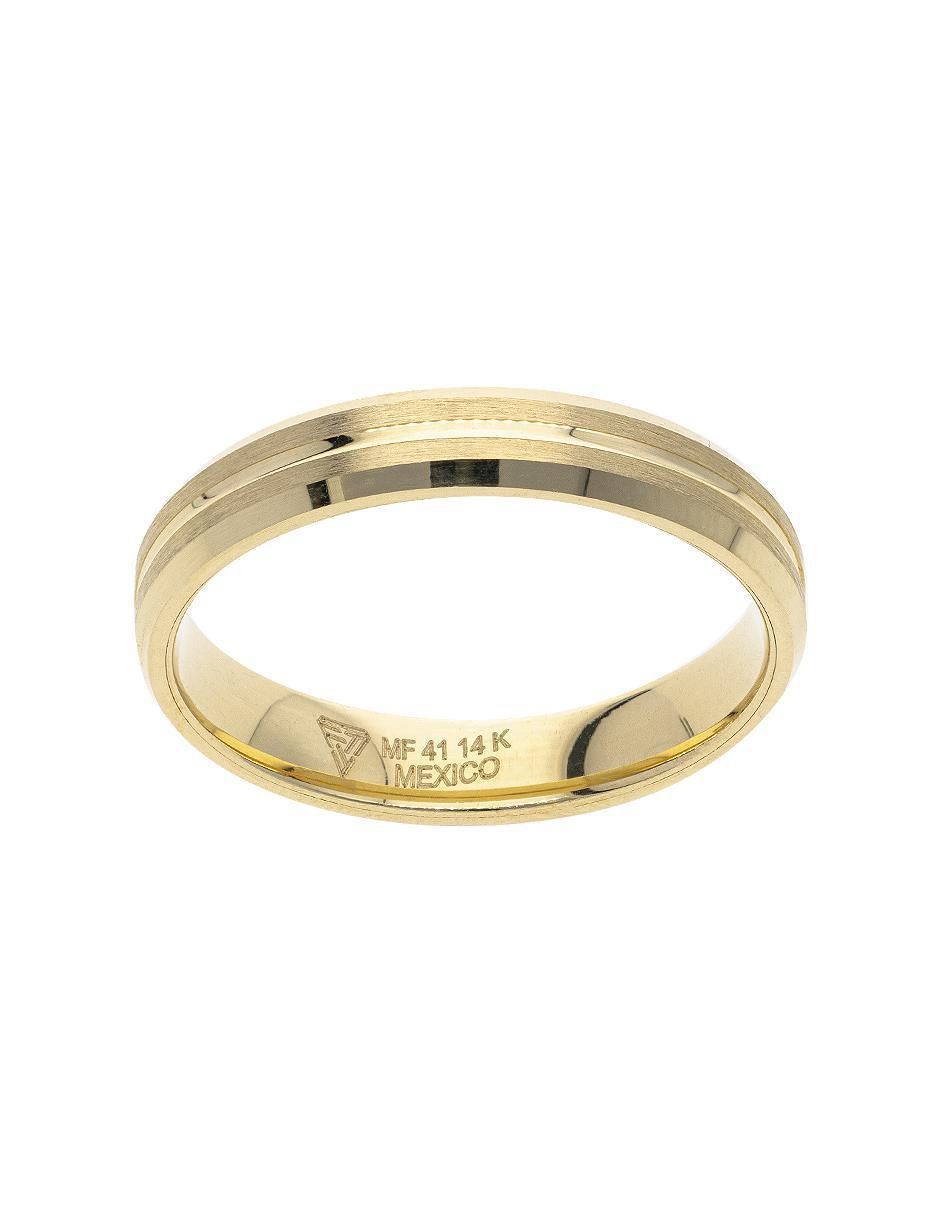 Argolla de oro 14 k 2