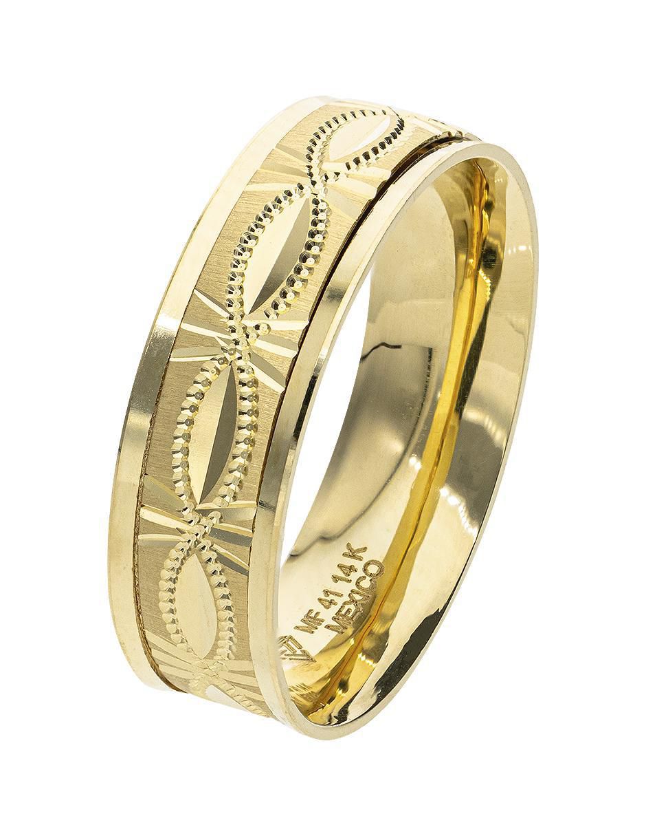 Argolla de oro 14 k 3